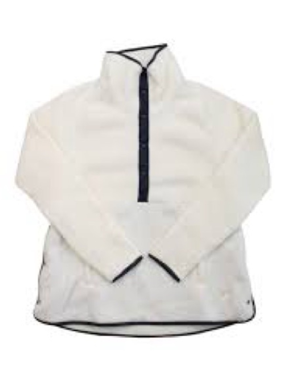 Indyeva Pecora Fleece Pullover White Black Size Medium
